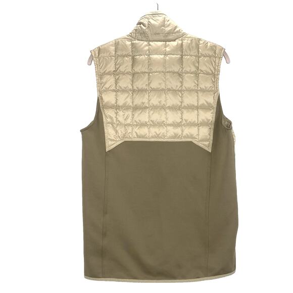PATAGONIA Hybrid Down Vest Men Small Ash Tan Duck Puffer Pockets 31310 EUC - Picture 2 of 5